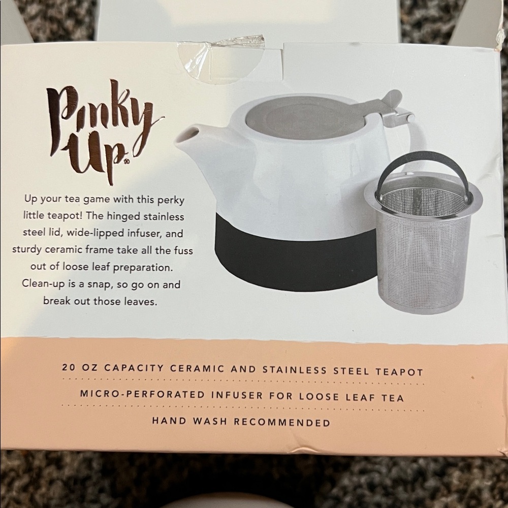Pinky Up Ceramic Tea for One Set - Picture 4 of 5